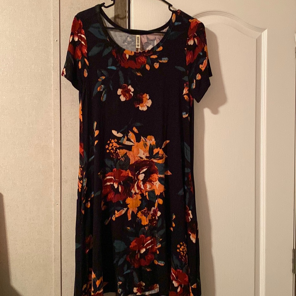 Flowered Tunic Top.